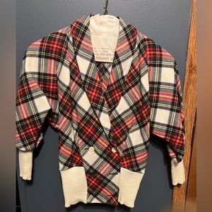 Vintage Rare Scottish Export House Woman’s Plaid Wool Jacket 1940/50’s
